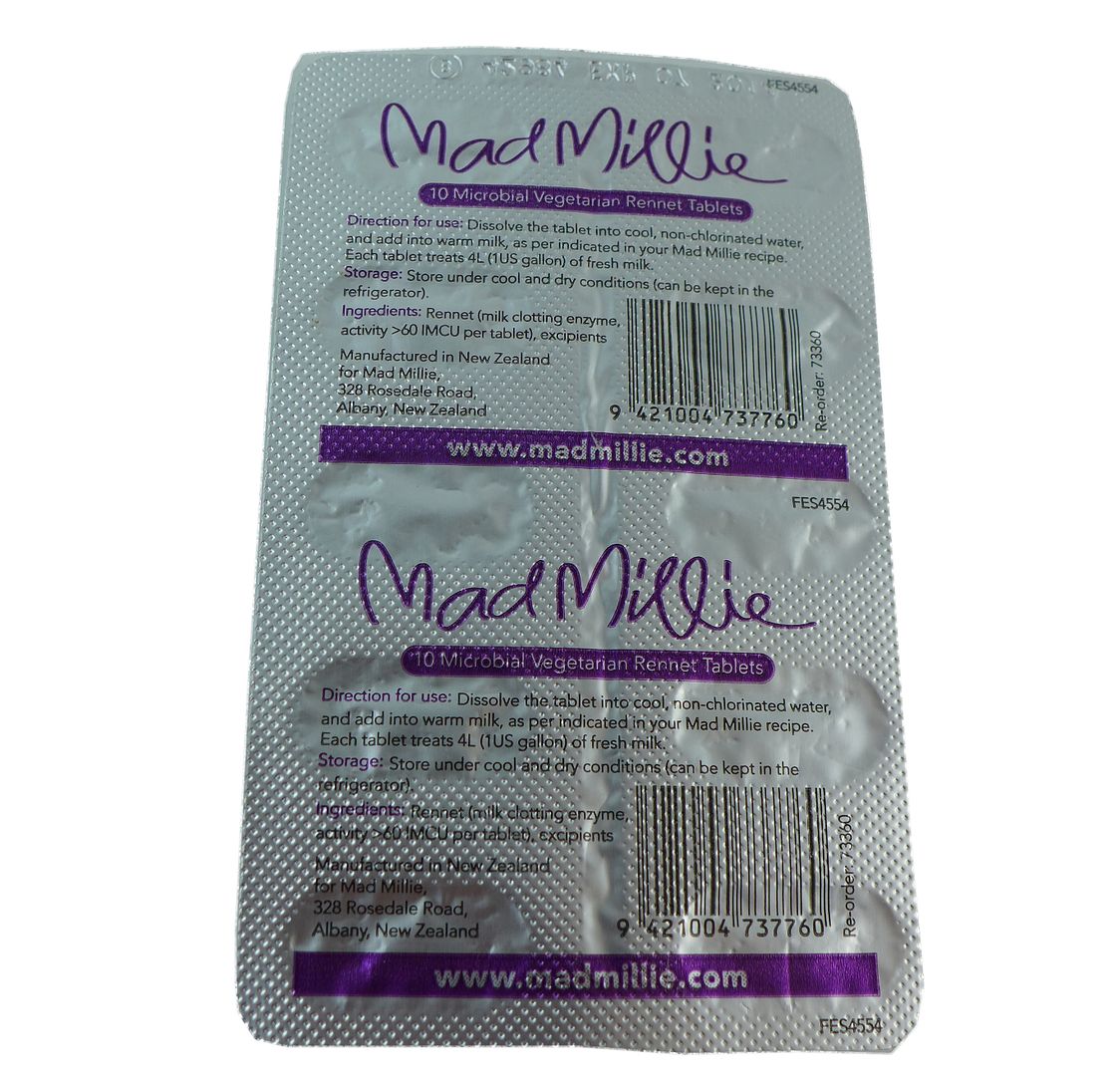 Mad Millie 2 x 10 Tablets for cheese making eBay